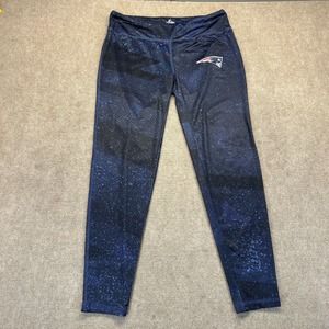 New England Patriots Legging Pants Women's Medium Majestic Fan Fashion Coolbase